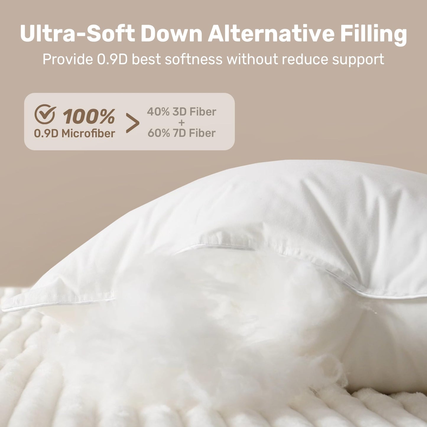 Ultra Soft Hotel Collection Luxury Bed Pillows