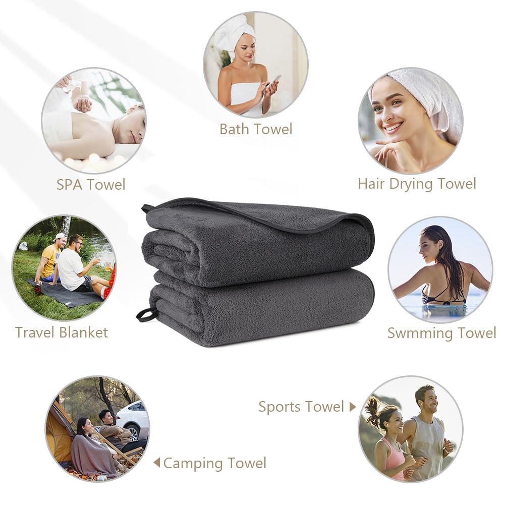 Highly Absorbent Bath Towels Pack