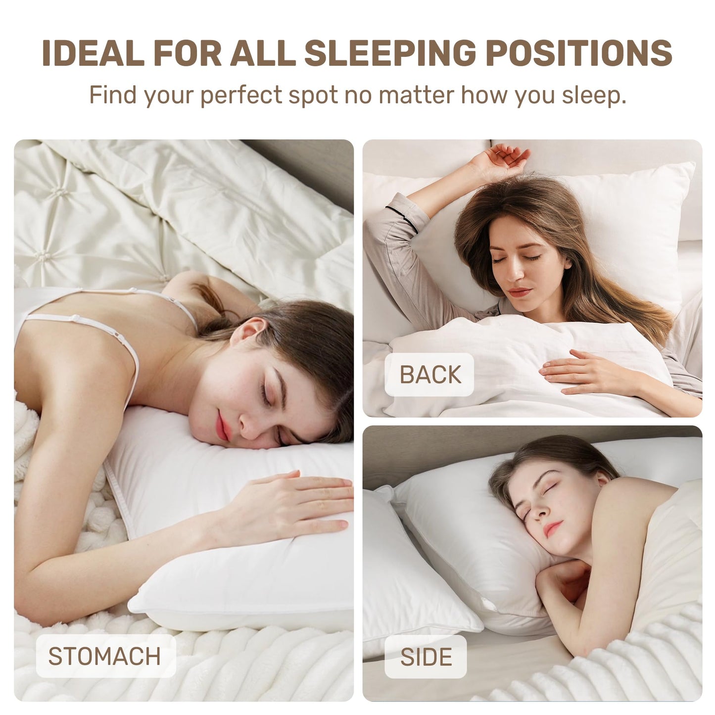 Ultra Soft Hotel Collection Luxury Bed Pillows