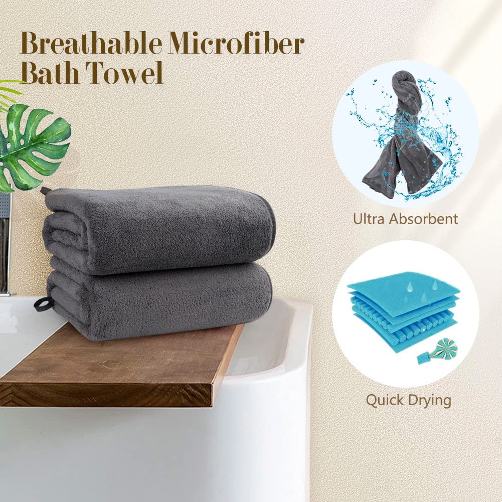 Highly Absorbent Bath Towels Pack