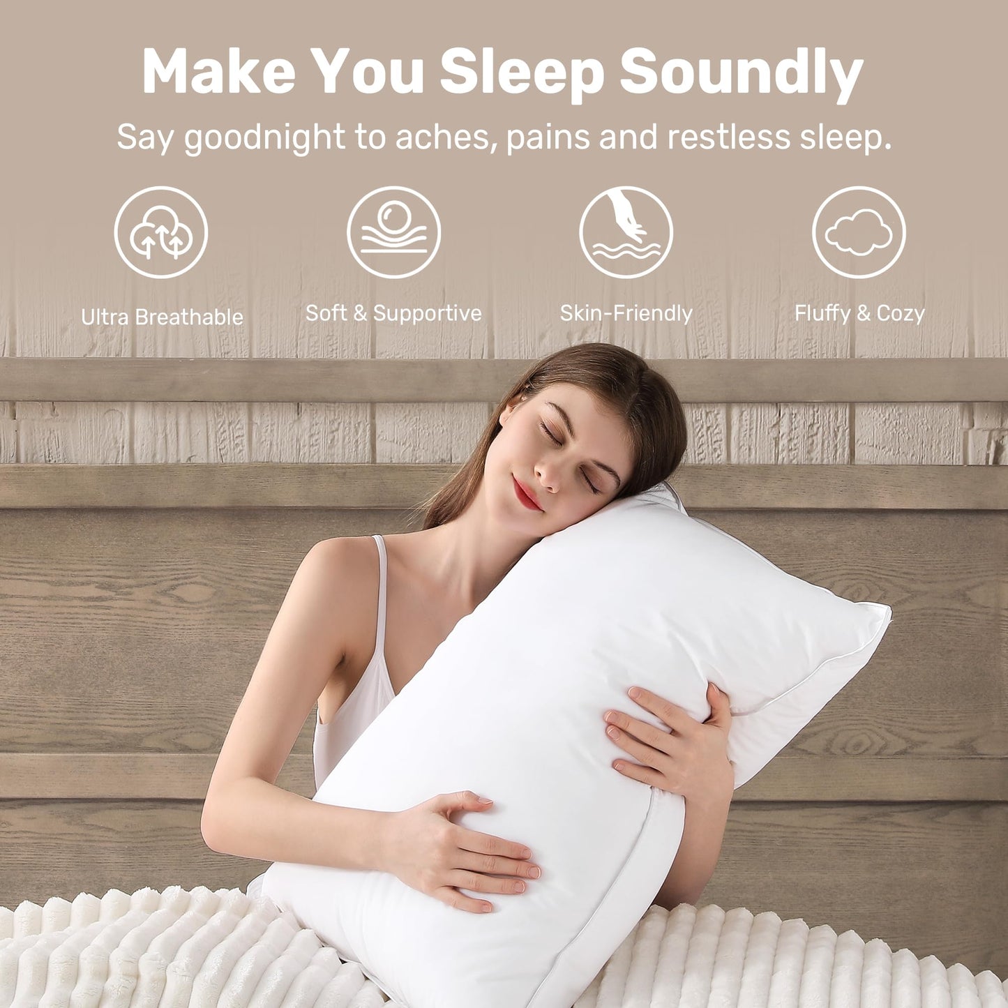 Ultra Soft Hotel Collection Luxury Bed Pillows