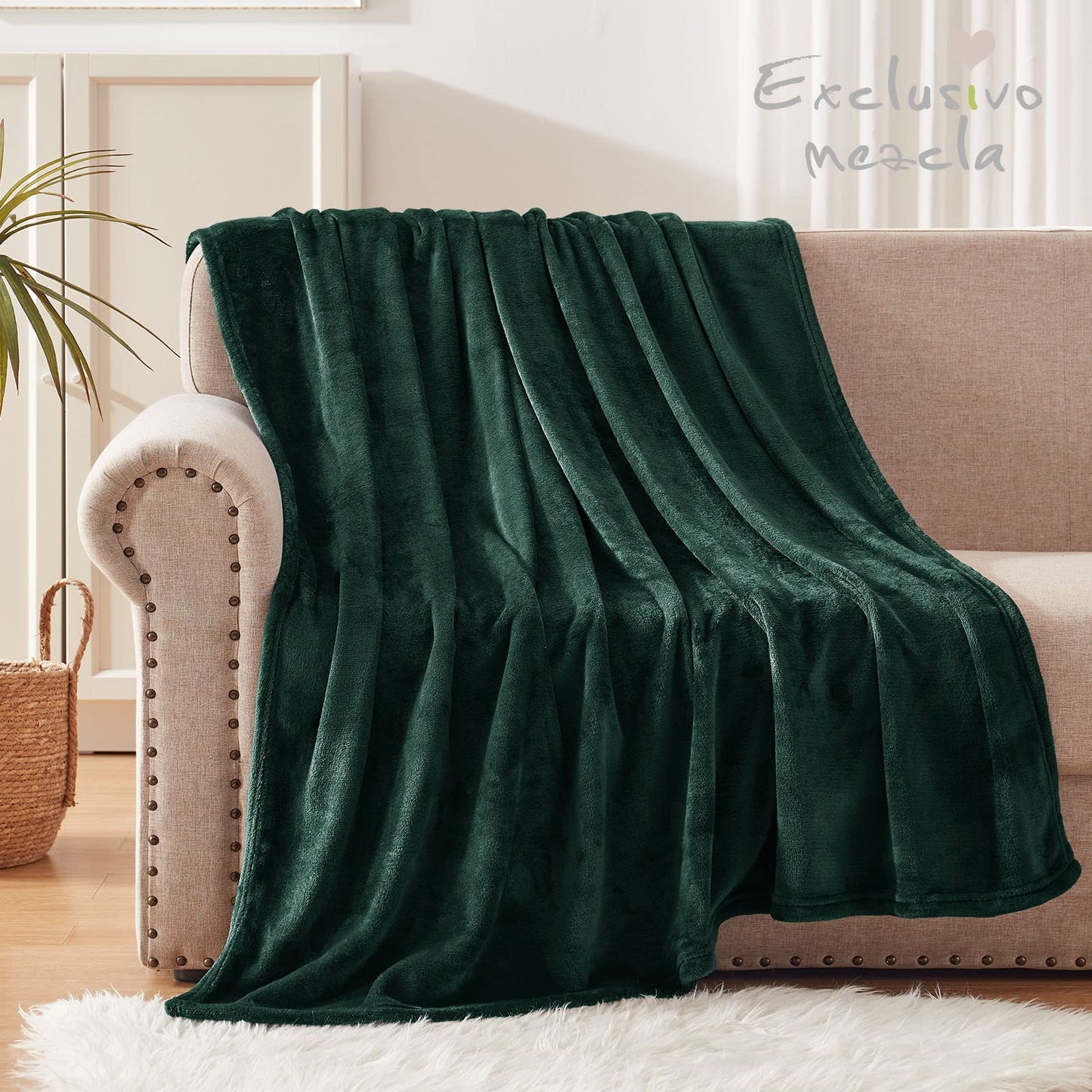 Extra Large Fleece Throw Blanket