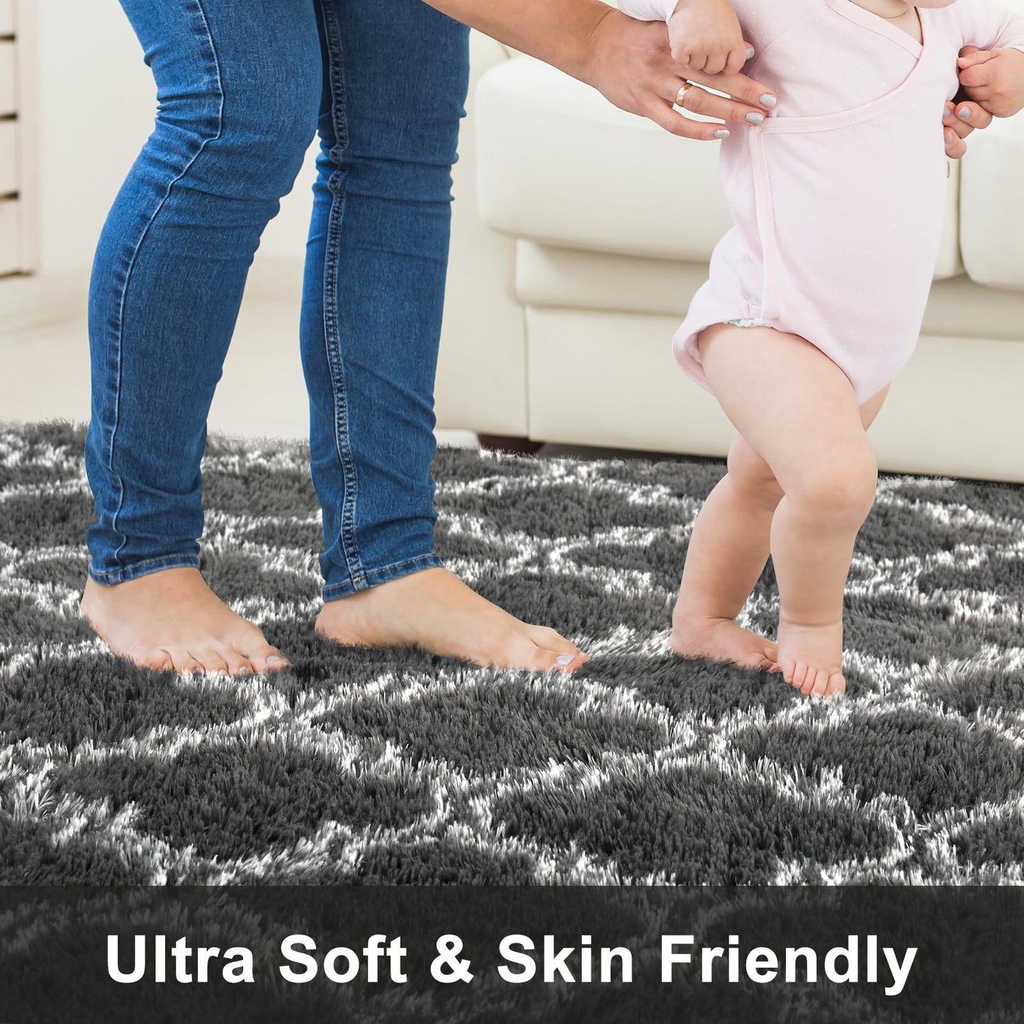 Feet Extra Soft Rugs for Living Room